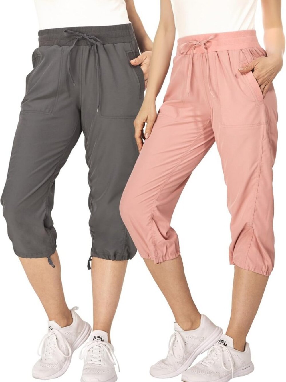 Women's Plus Size Ultra Performance Capri Pants for Hiking & Outdoor Activities